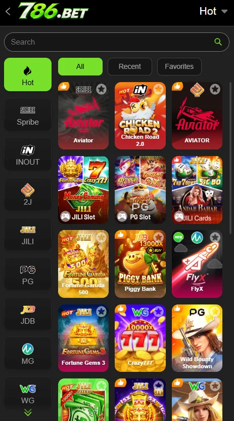 786 Game Types
