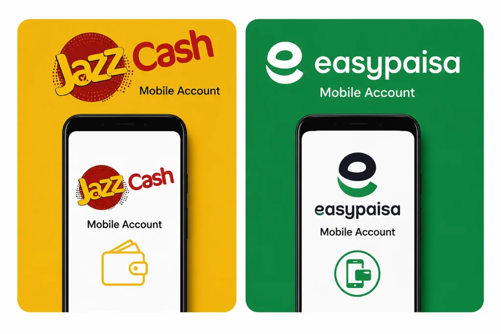 Jazzcash and easypaisa