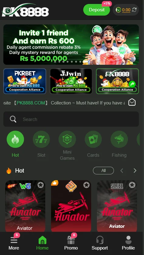 PK8888 Game Interface