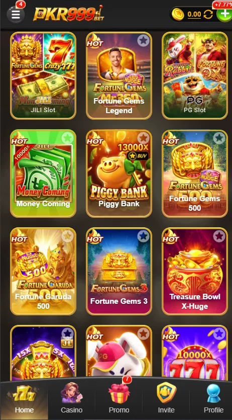 PKR999 Game Types