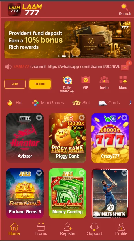 LAAM777 Game Interface