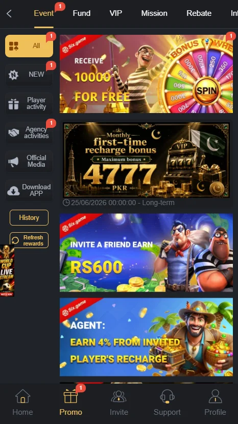 6Game Promotions