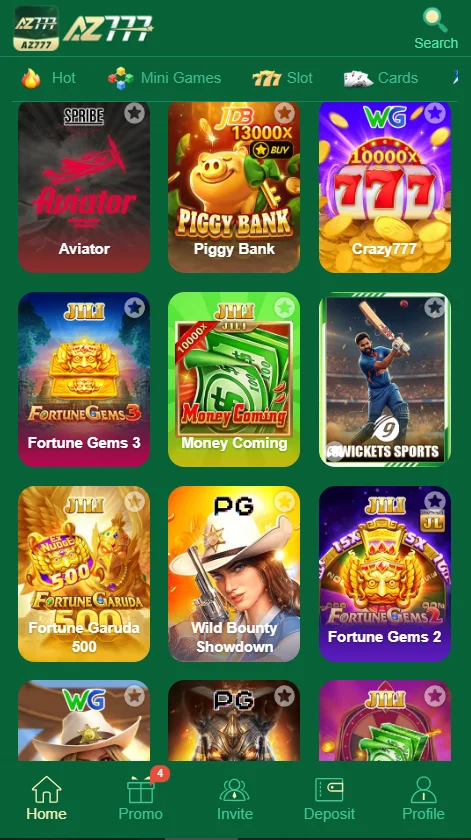 az777 Game Types